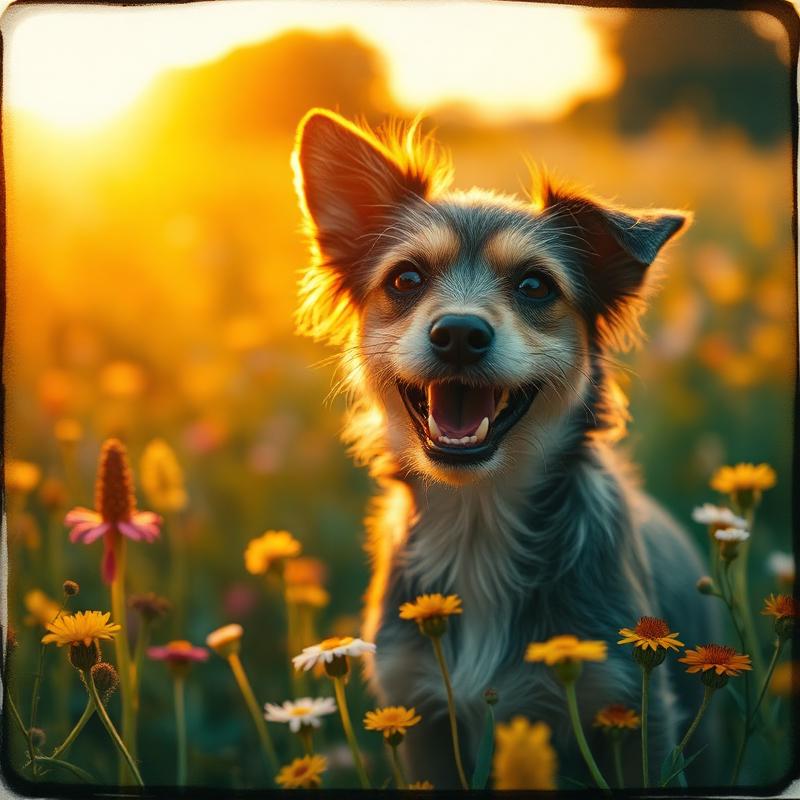 Pepper, 11 — A whole afternoon in a field of flowers.